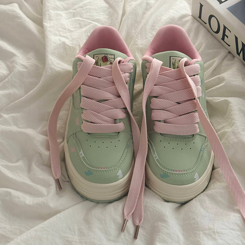 soft girl aesthetic sneakers boogzel clothing