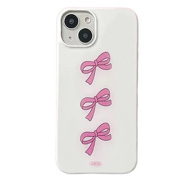 soft girl bows iphone case boogzel clothing