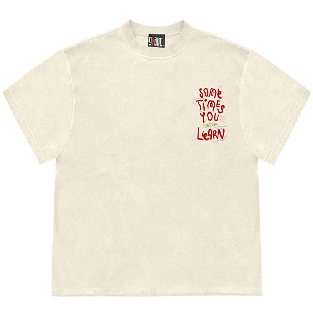 sometimes you learn t-shirt boogzel clothing