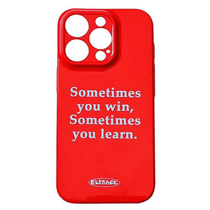 sometimes you win iphone case boogzel clothing