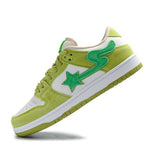 Sour Green Star Sneakers - Boogzel Clothing