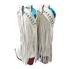 aesthetic white western boots boogzel clothing