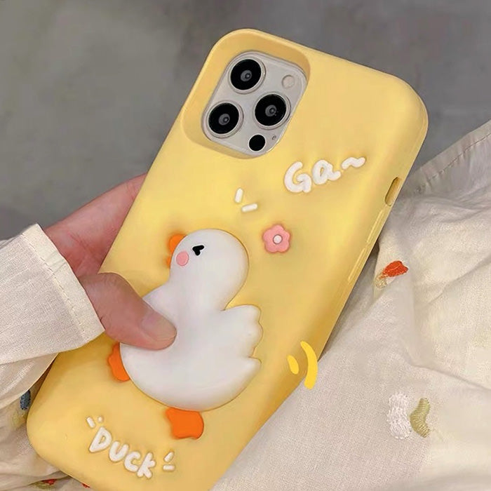 squishy duck iphone case boogzel clothing