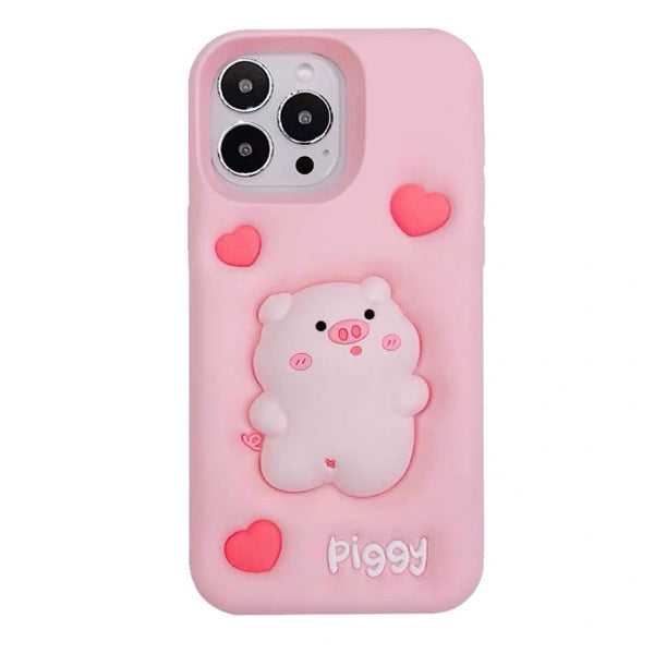 squishy pig iphone case boogzel clothing