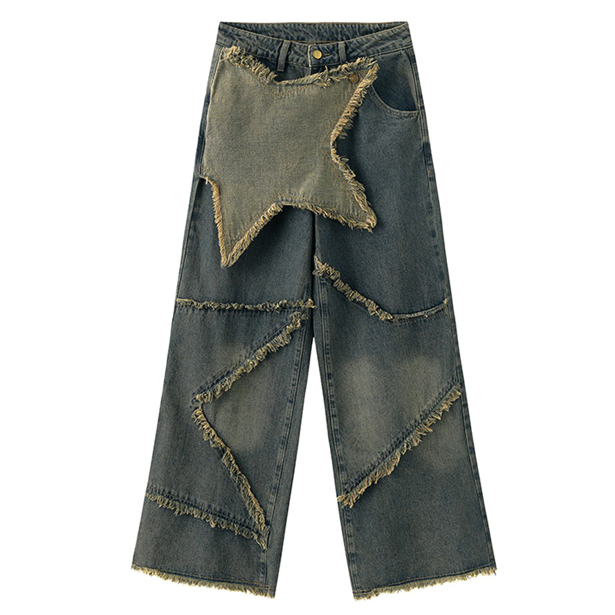 AESTHETIC JEANS  WIDE JEANS - Boogzel – Boogzel Clothing