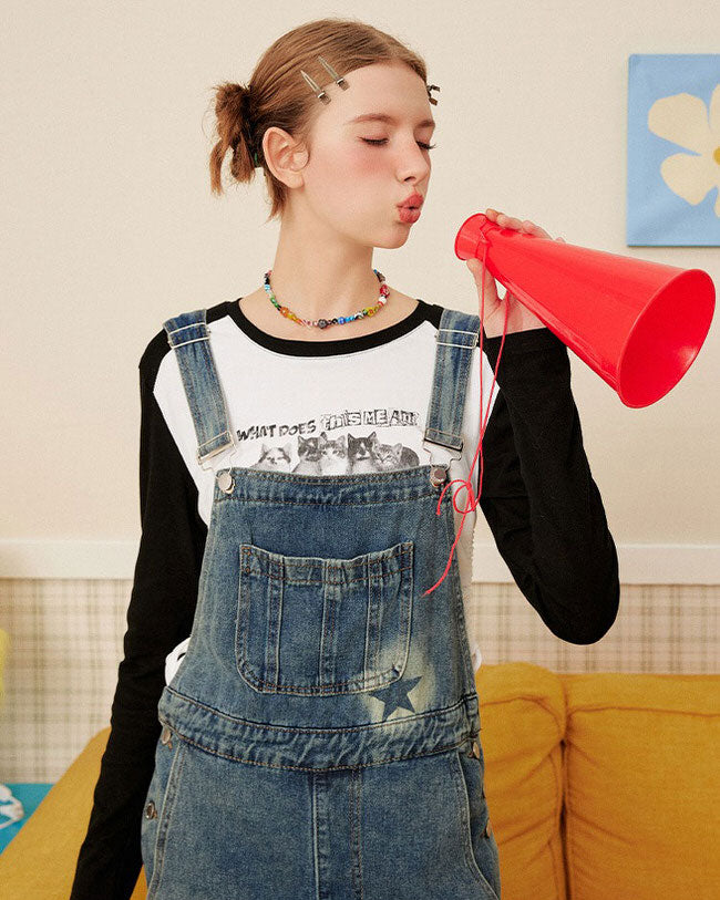 The latest dungarees in cotton for girls | FASHIOLA INDIA