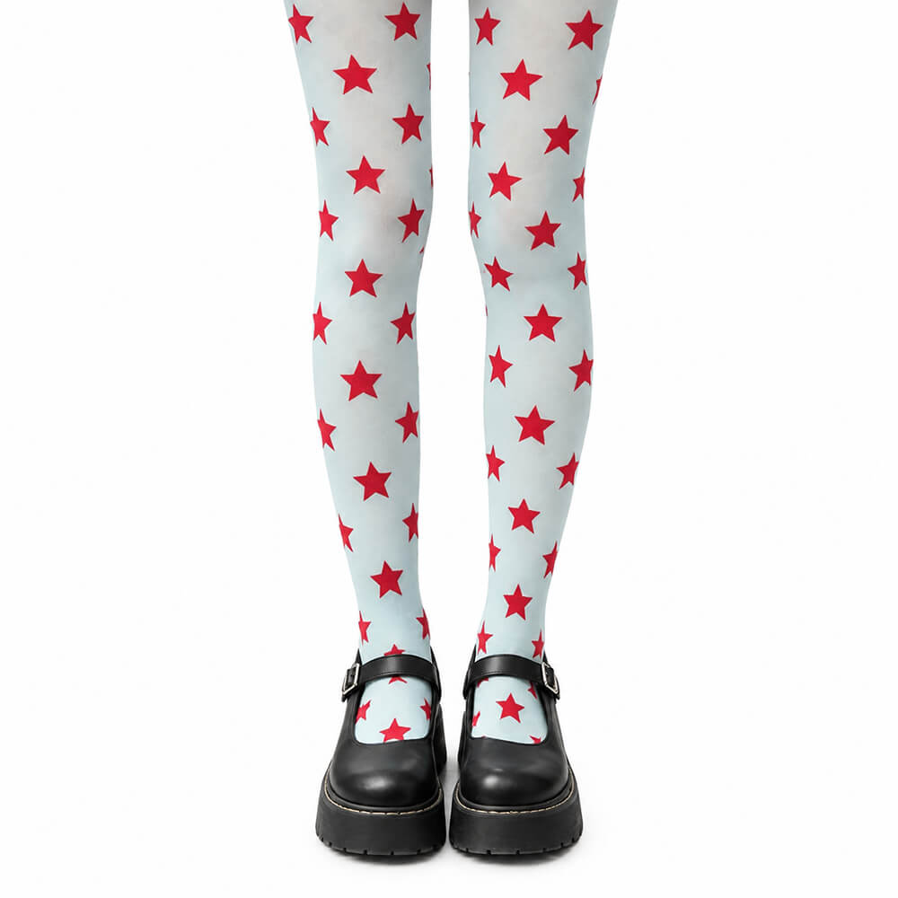 star girl patterned tights boogzel clothing