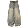 star pattern baggy jeans boogzel clothing