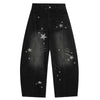 star pattern baggy jeans boogzel clothing
