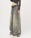 star pattern baggy jeans boogzel clothing
