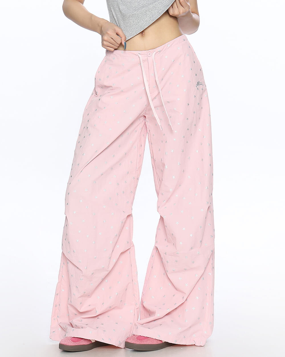 star print baggy pants boogzel clothing