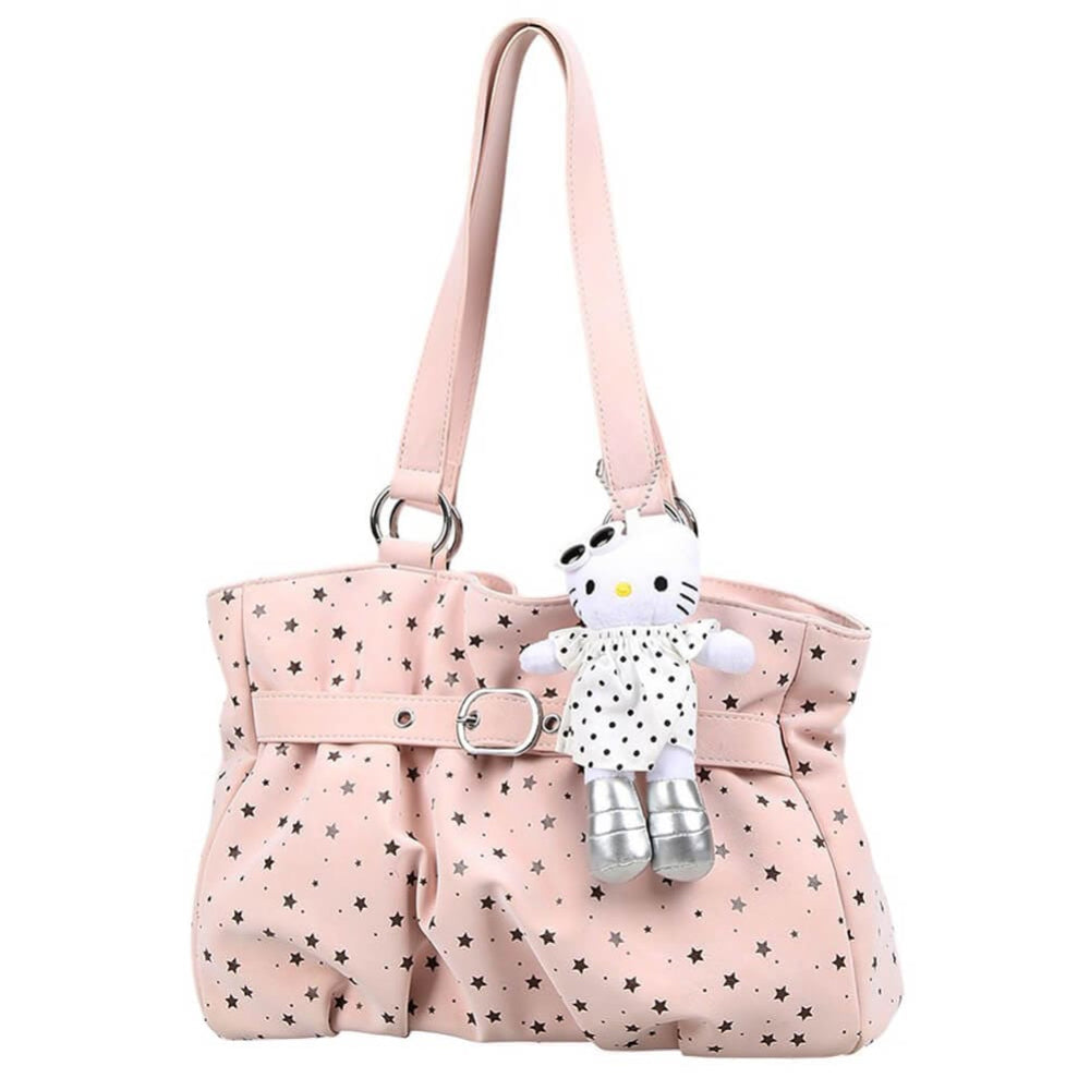 star print belt tote bag boogzel clothing