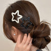 star shaped polka dot hair clip boogzel clothing