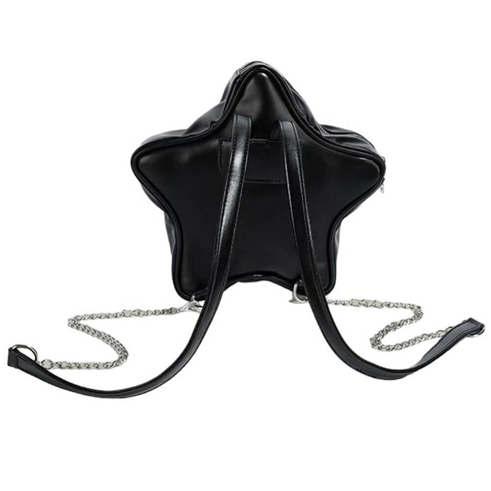 Grunge Star-Shaped Mini Backpack Grunge Star-Shaped Mini Backpack