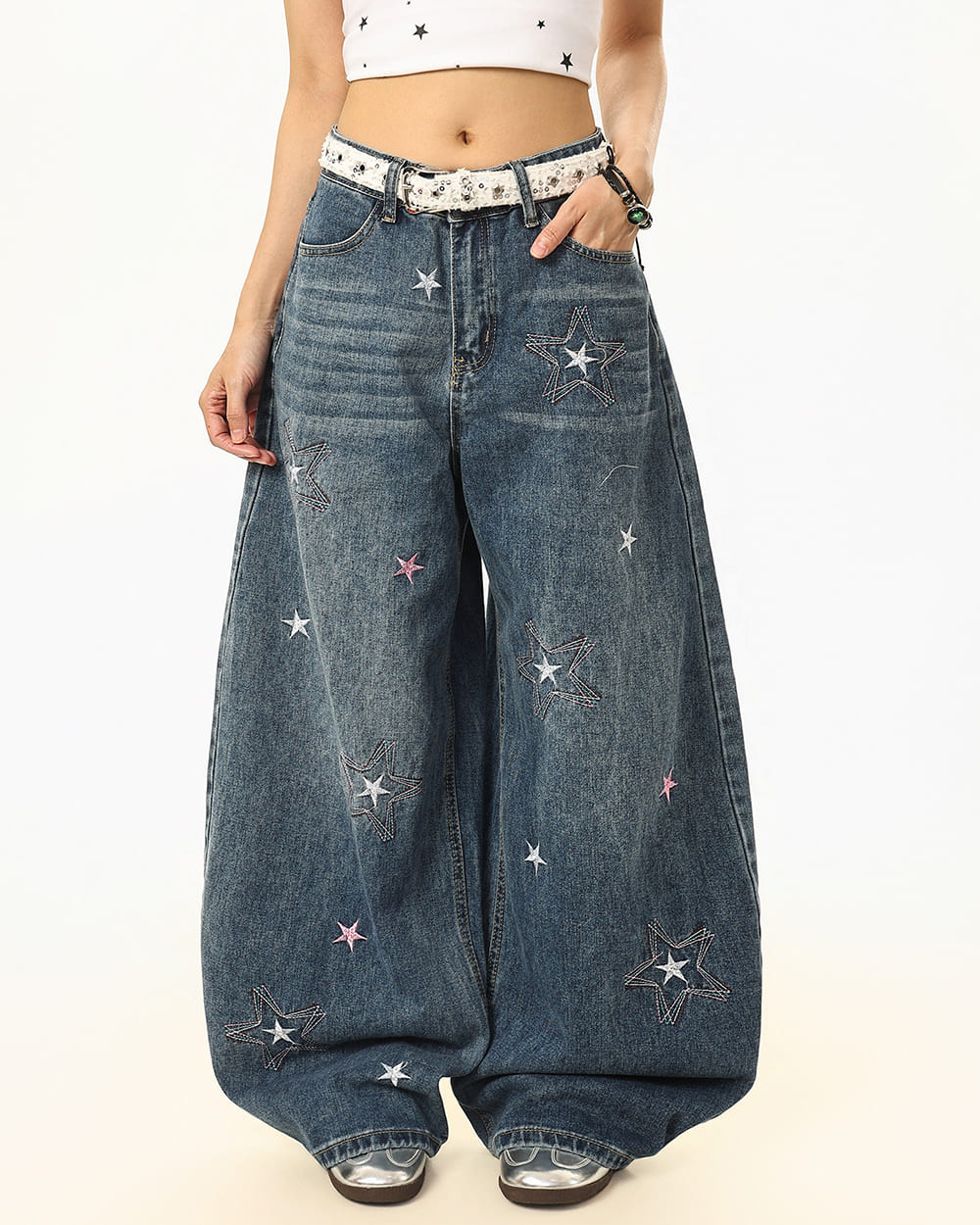star wide leg jeans boogzel clothing