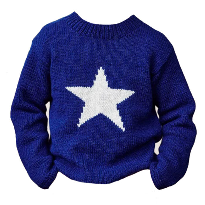 star aesthetic knit sweater boogzel clothing