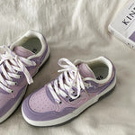 aesthetic purple sneakers boogzel clothing