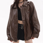 star bomber leather jacket boogzel clothing