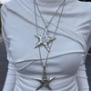 starfish pendant necklace boogzel clothing