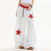 star girl aesthetic wide leg trousers boogzel clothing