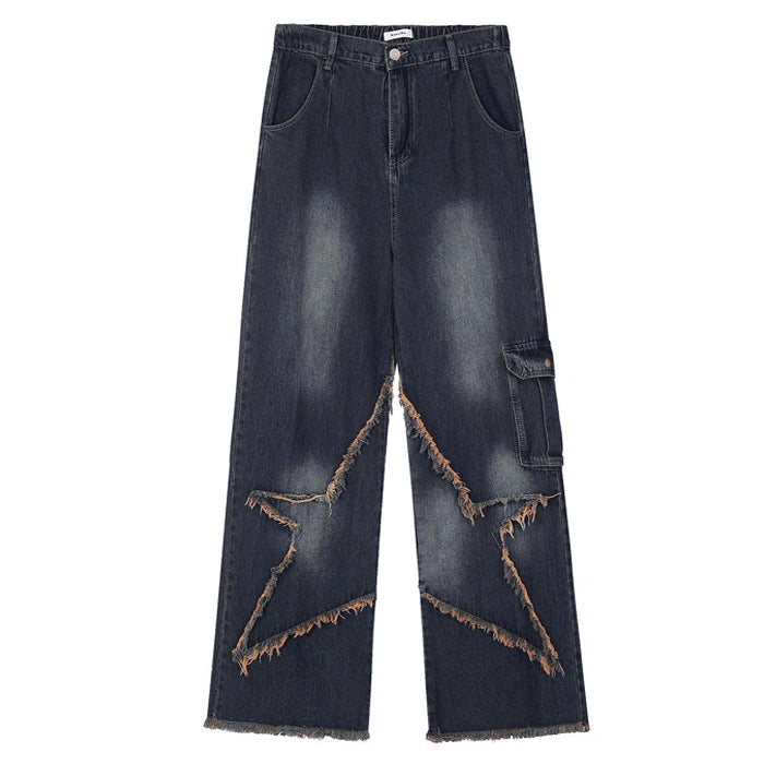 star girl cargo jeans boogzel clothing