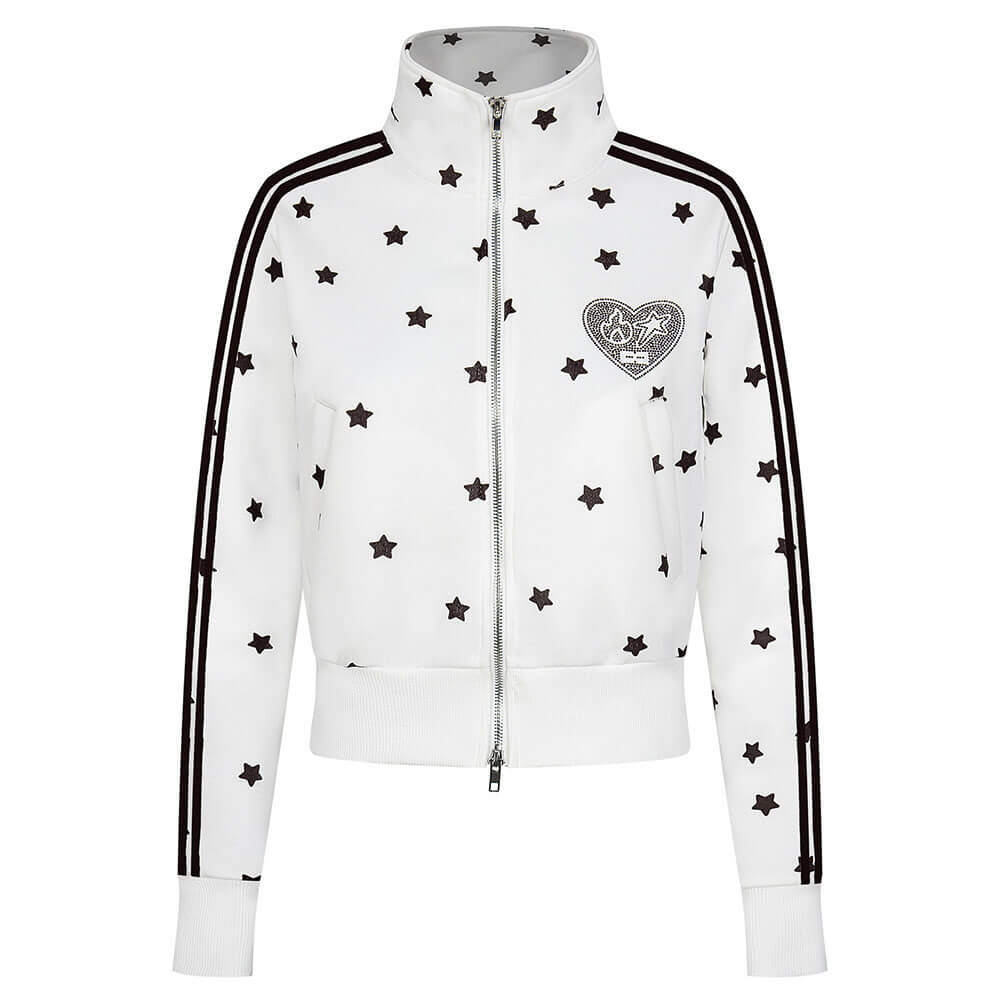 star girl side stripe zip sweatshirt boogzel clothing