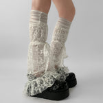 star lace leg warmers boogzel clothing