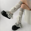 star lace leg warmers boogzel clothing