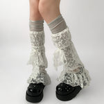 star lace leg warmers boogzel clothing