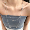 star layered necklace boogzel clothing