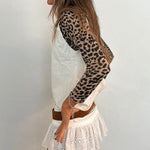 star leopard long sleeve top boogzel clothing