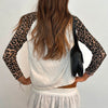 star leopard long sleeve top boogzel clothing