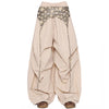 star pattern layered baggy pants boogzel clothing