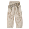 star pattern layered baggy pants boogzel clothing