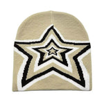 star print beanie hat boogzel clothing