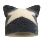 star print cat ear hat boogzel clothing