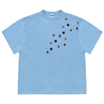 star print oversized t-shirt boogzel clothing