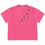 star print oversized t-shirt boogzel clothing