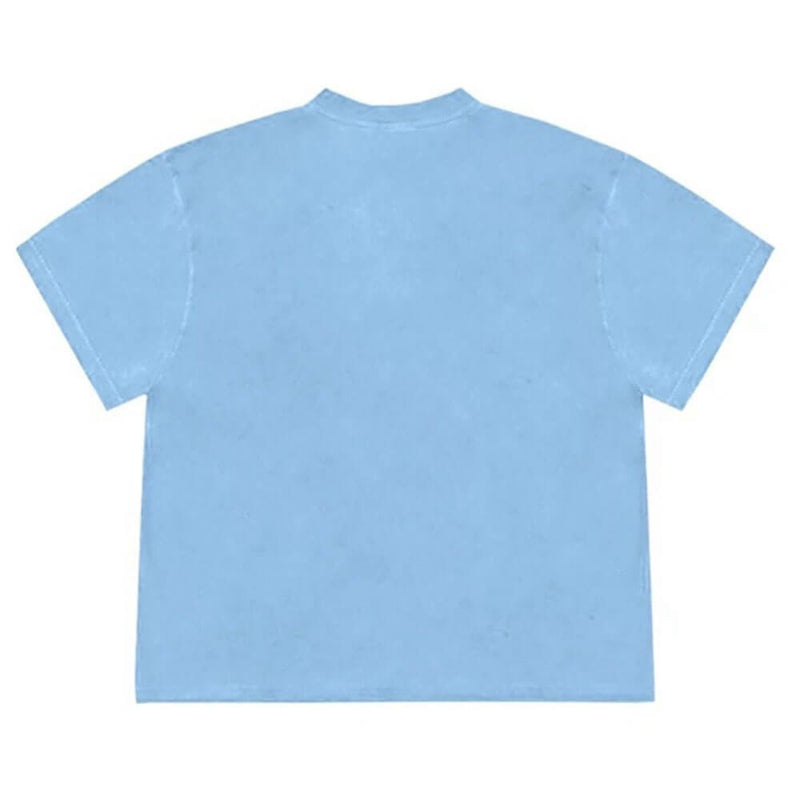 blue oversized t-shirt boogzel clothing