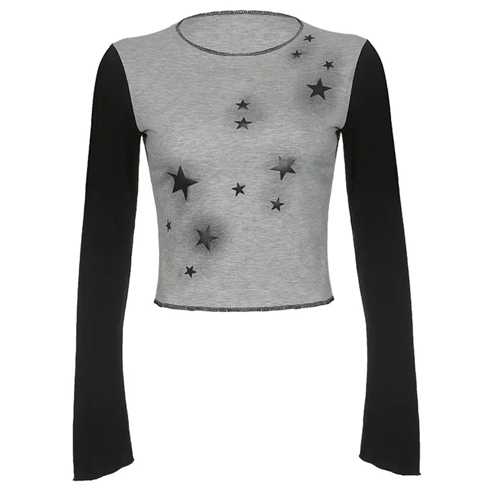 star raglan long sleeve top boogzel clothing