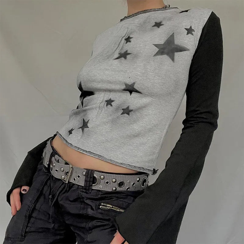 star raglan long sleeve top boogzel clothing