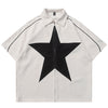 star zip up oversized shirt boogzel clothing 