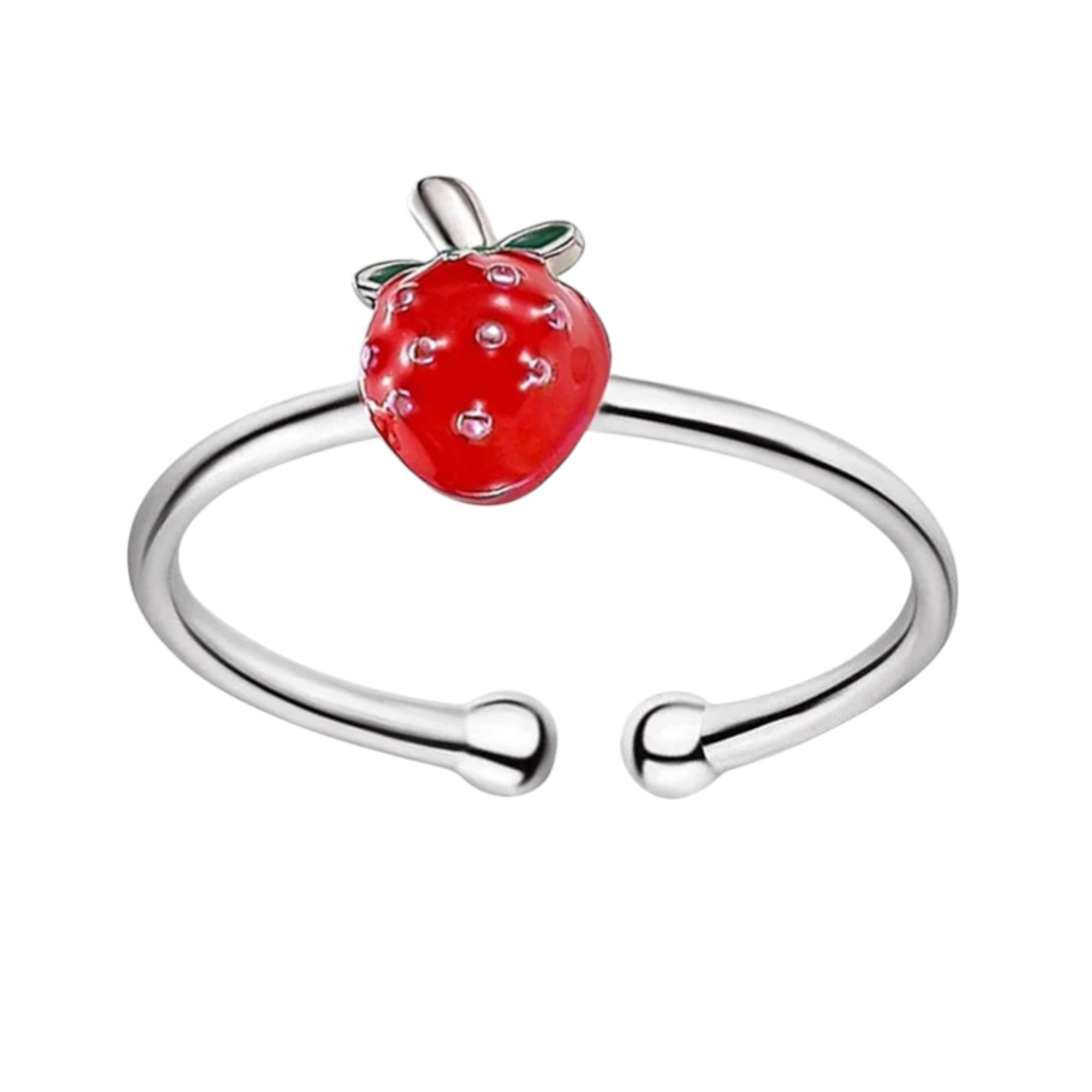 strawberry thin ring boogzel clothing