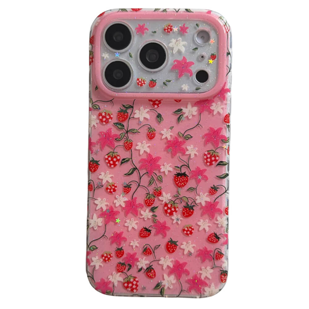 strawberry aesthetic iphone case boogzel clothing