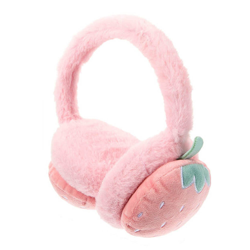 strawberry earmuffs boogzel clothing