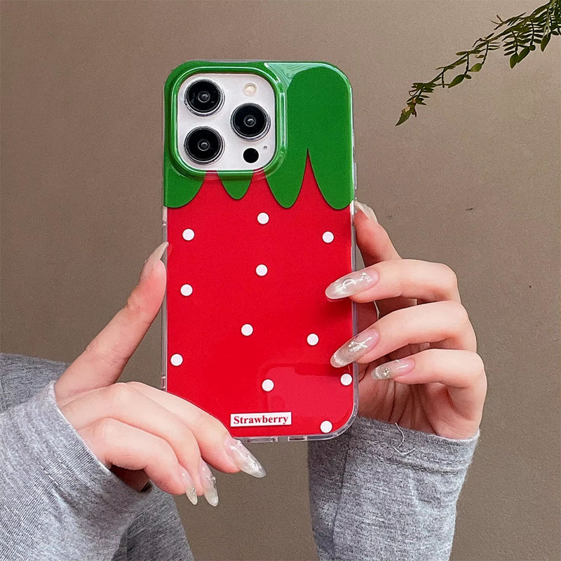 strawberry iphone case boogzel clothing