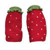 strawberry knit leg warmers boogzel clothing