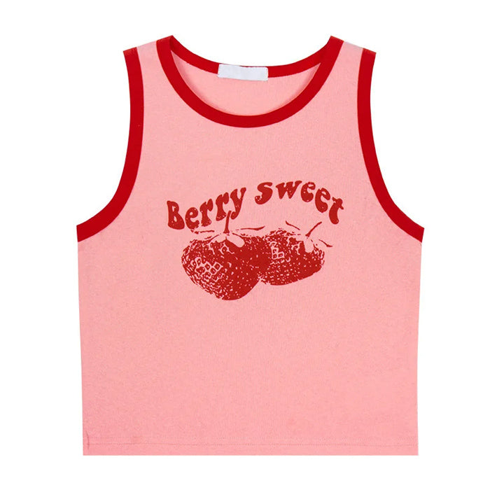 strawberry tank top boogzel clothing