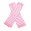 pink striped arm warmers boogzel clothing