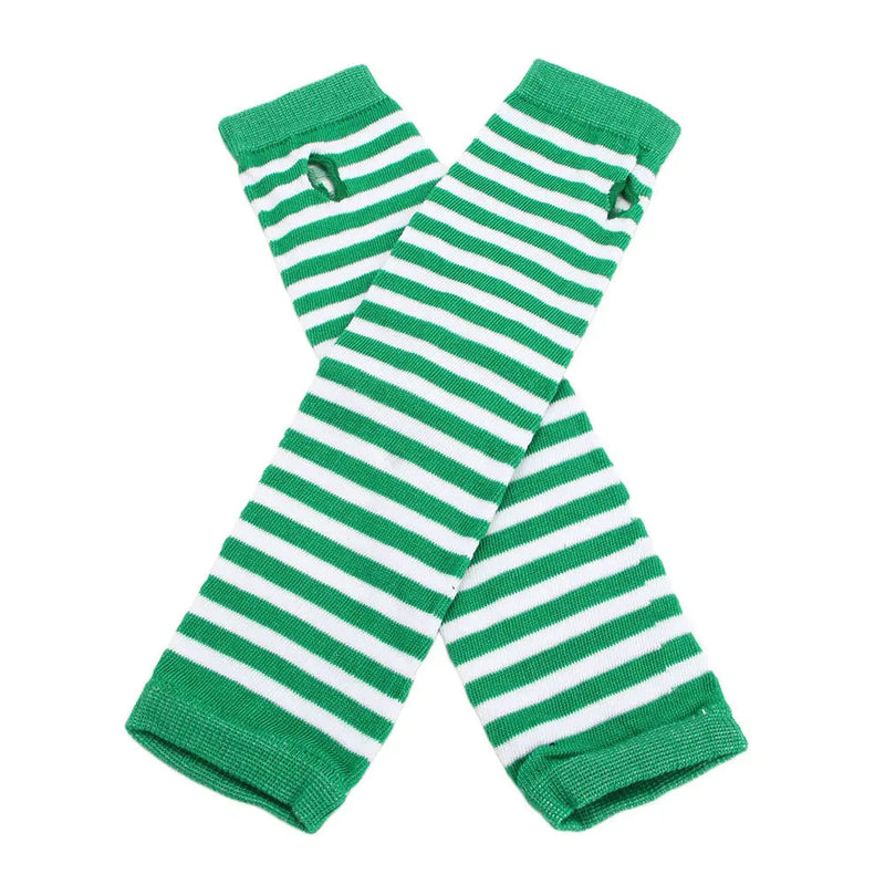 green striped arm warmers boogzel clothing